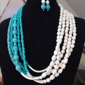 Handmade by me-Necklace and earrings